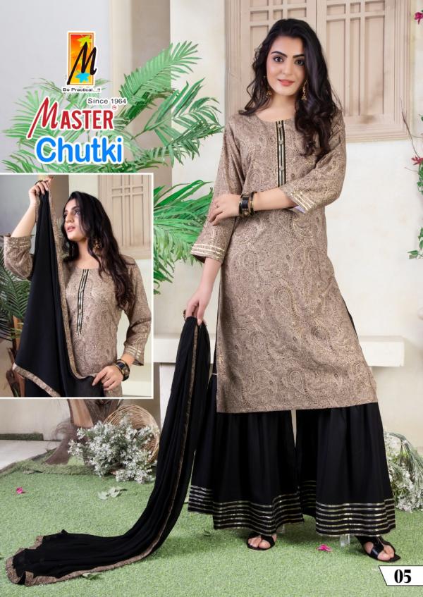 Master Chutki Fancy Wear Rayon Ready Made Collection